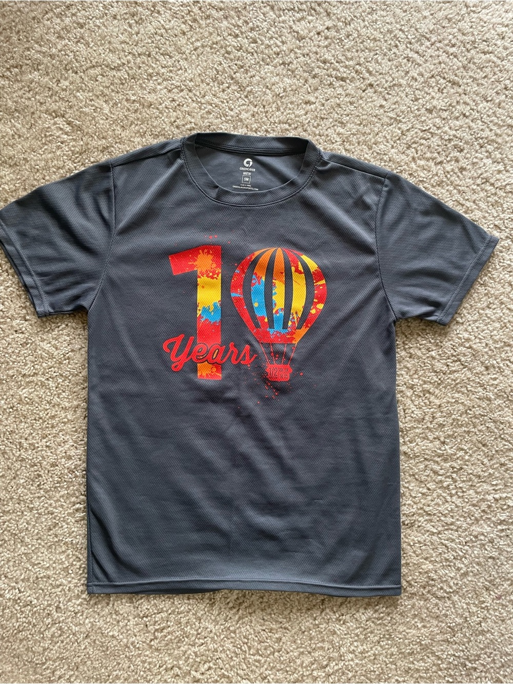 Charcoal Performance Short-Sleeve Tee